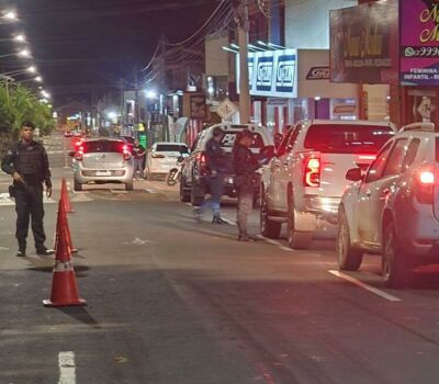 Imagem da notícia Blitz em Coxim: PM intensifica abordagens em diversos pontos da cidade e estradas rurais